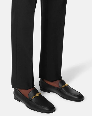 Medusa Leather Loafers