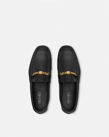 Medusa Leather Loafers