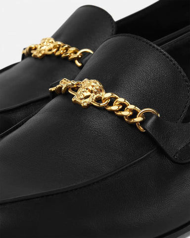 Medusa Leather Loafers