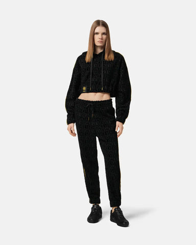 I â?Baroque Crop Hoodie
