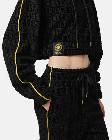 I â?Baroque Crop Hoodie