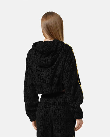 I â?Baroque Crop Hoodie