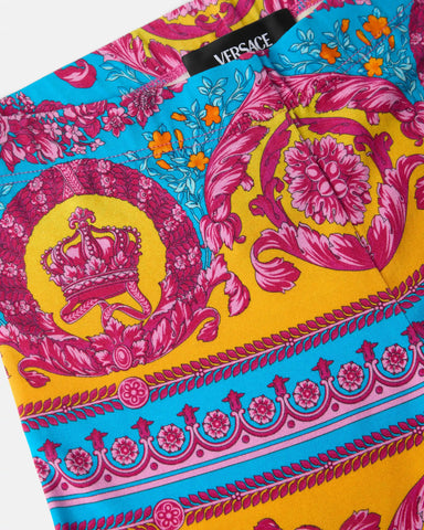 Kids Printed Cotton-Jersey Leggings
