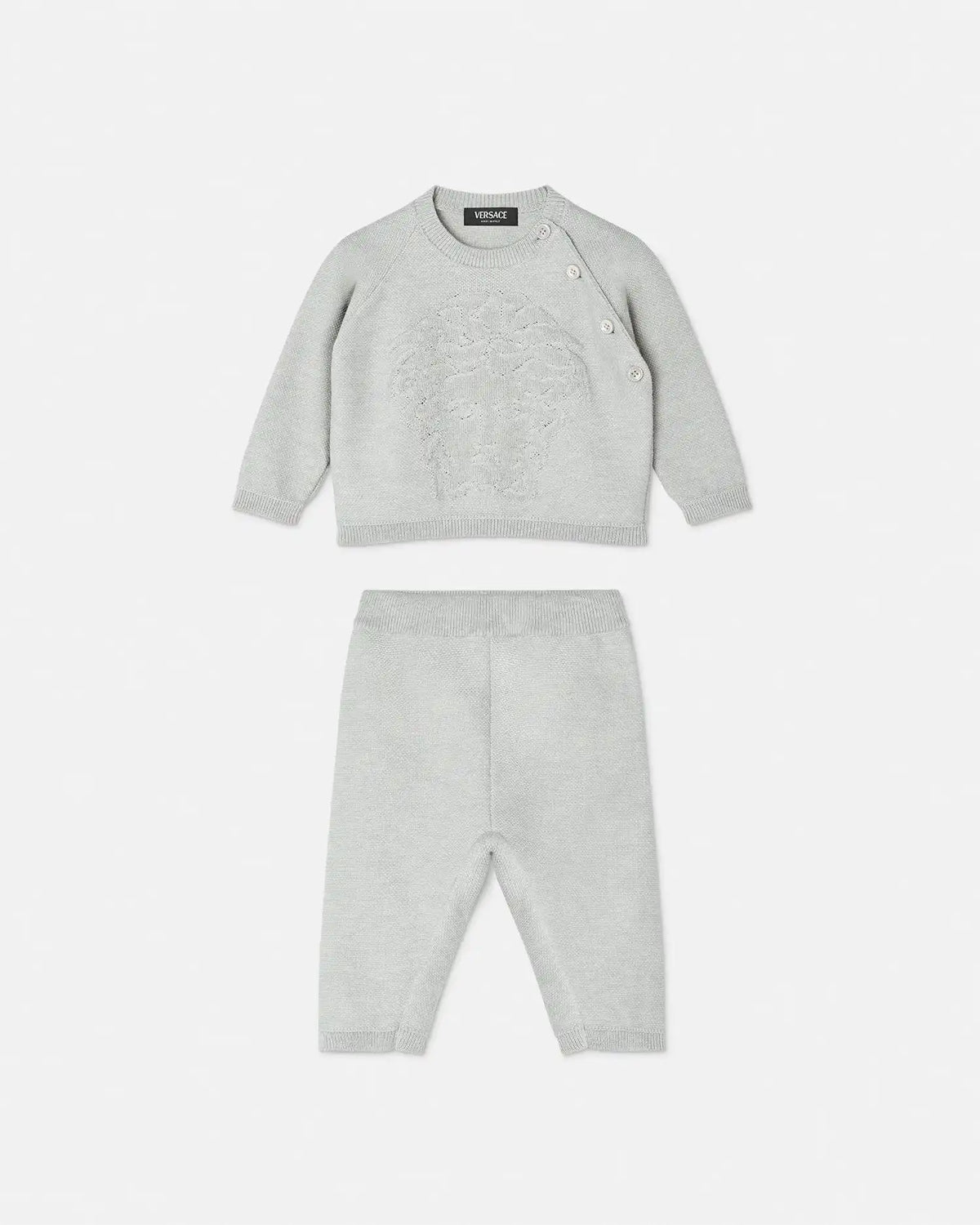 Baby Cotton-Cashmere Knit Sweater Set