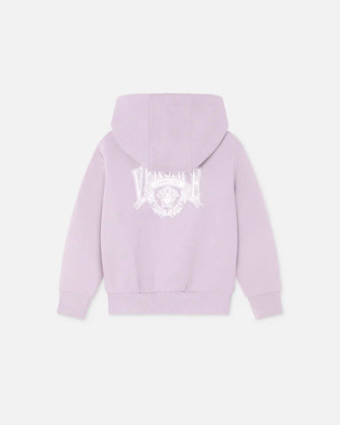 Kids Printed Cotton-Jersey Zip Hoodie