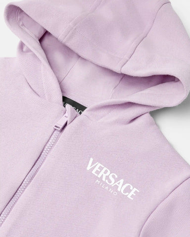 Kids Printed Cotton-Jersey Zip Hoodie