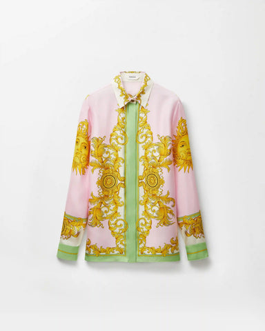 Printed Silk Twill Shirt
