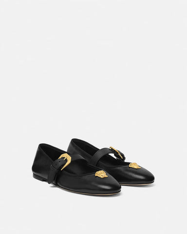 La Medusa Nappa Ballerinas