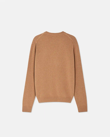 Intarsia Cashmere Knit Sweater