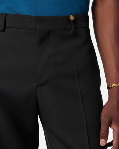 Wool Tapered Formal Pants