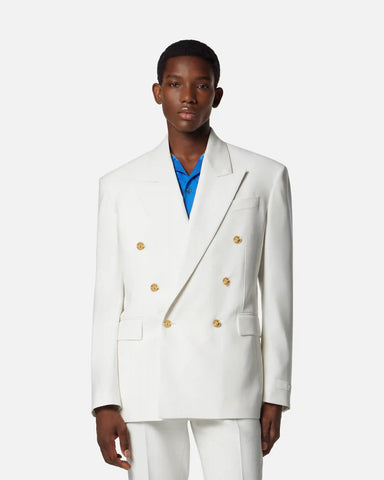 Wool Double-Breasted Blazer