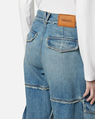 Low-Waist Cargo Jeans