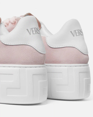 La Greca Suede Platform Sneakers