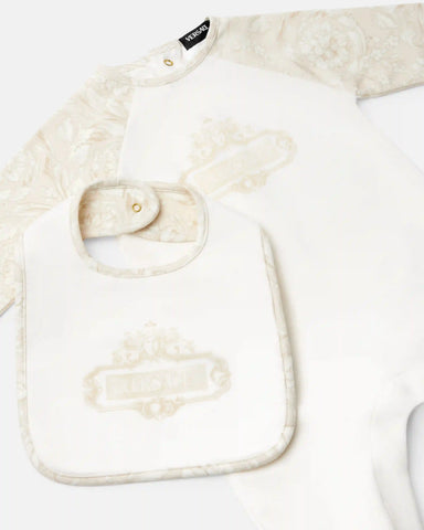 Baby Printed Cotton-Jersey Sleepsuit