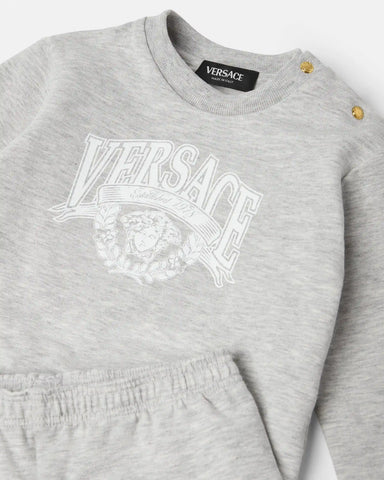 Baby Printed Cotton-Jersey Sweatshirt Set