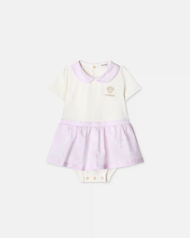Baby Printed Stretch Cotton-Jersey T-Shirt Dress