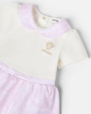 Baby Printed Stretch Cotton-Jersey T-Shirt Dress
