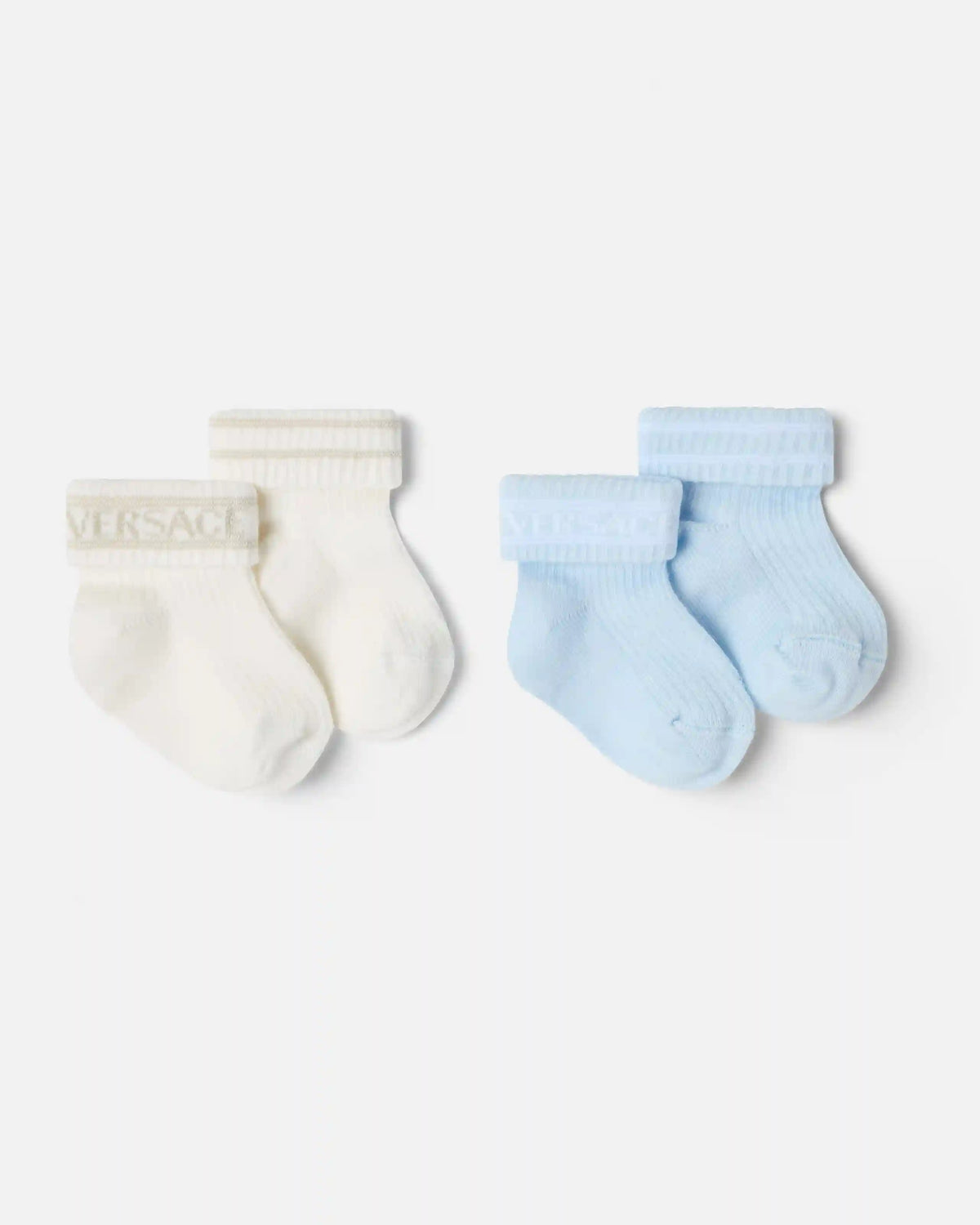 Baby Ribbed Cotton Socks 2-Pack