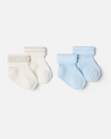 Baby Ribbed Cotton Socks 2-Pack