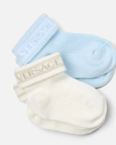 Baby Ribbed Cotton Socks 2-Pack