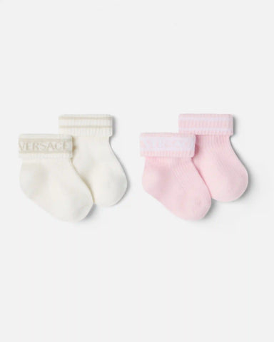 Baby Ribbed Cotton Socks 2-Pack