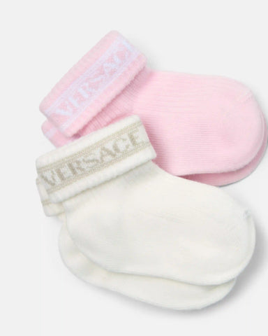 Baby Ribbed Cotton Socks 2-Pack