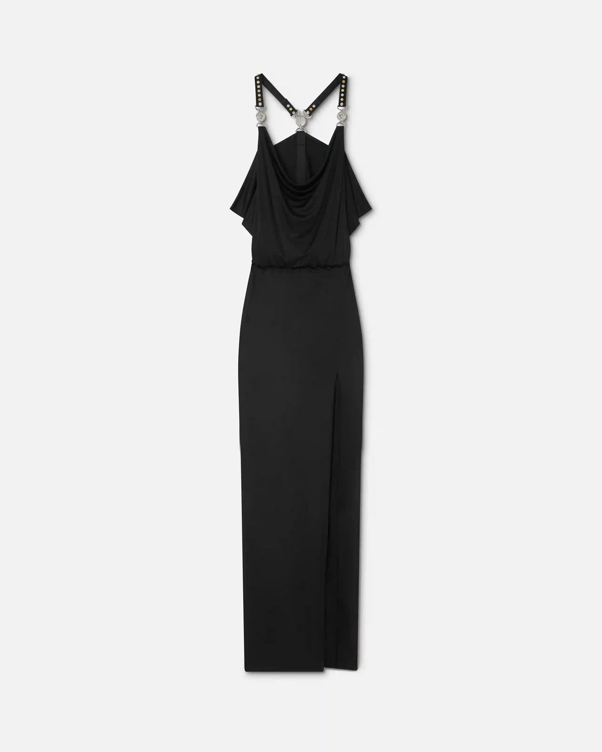 Viscose-Jersey Gathered Gown