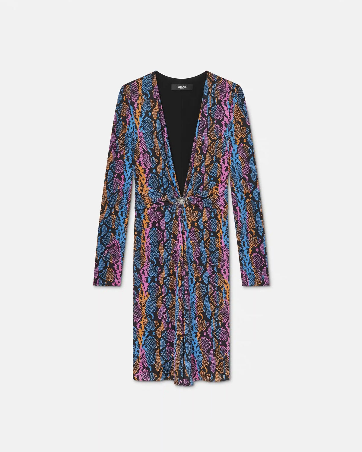 Printed Viscose-Jersey Midi Dress