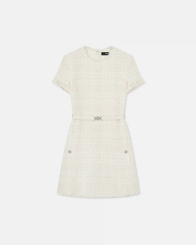 Tweed Cotton Mini Dress
