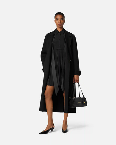 CrÃªpe de Chine LavalliÃ¨re Mini Dress