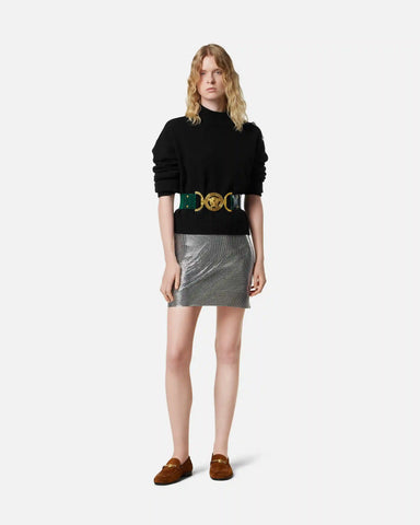 Wool-Cashmere Knit Boxy Sweater
