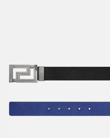 Greca Leather Reversible Belt 3.5 cm