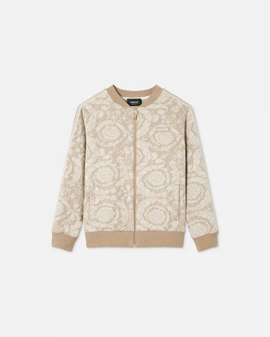 Kids Jacquard Cotton-Jersey Zip Sweatshirt