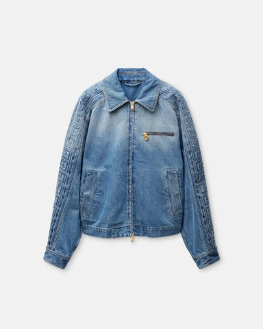 Denim Zip Blouson