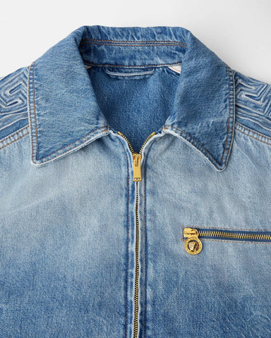 Denim Zip Blouson