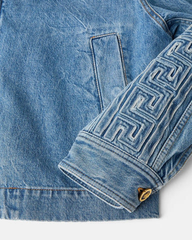 Denim Zip Blouson