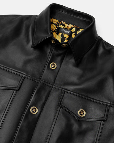 Leather Overshirt