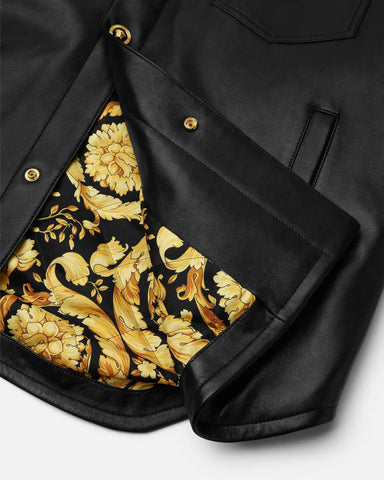 Leather Overshirt