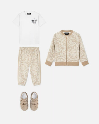 Kids Jacquard Cotton-Jersey Zip Sweatshirt