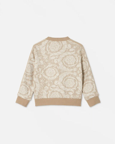 Kids Jacquard Cotton-Jersey Zip Sweatshirt