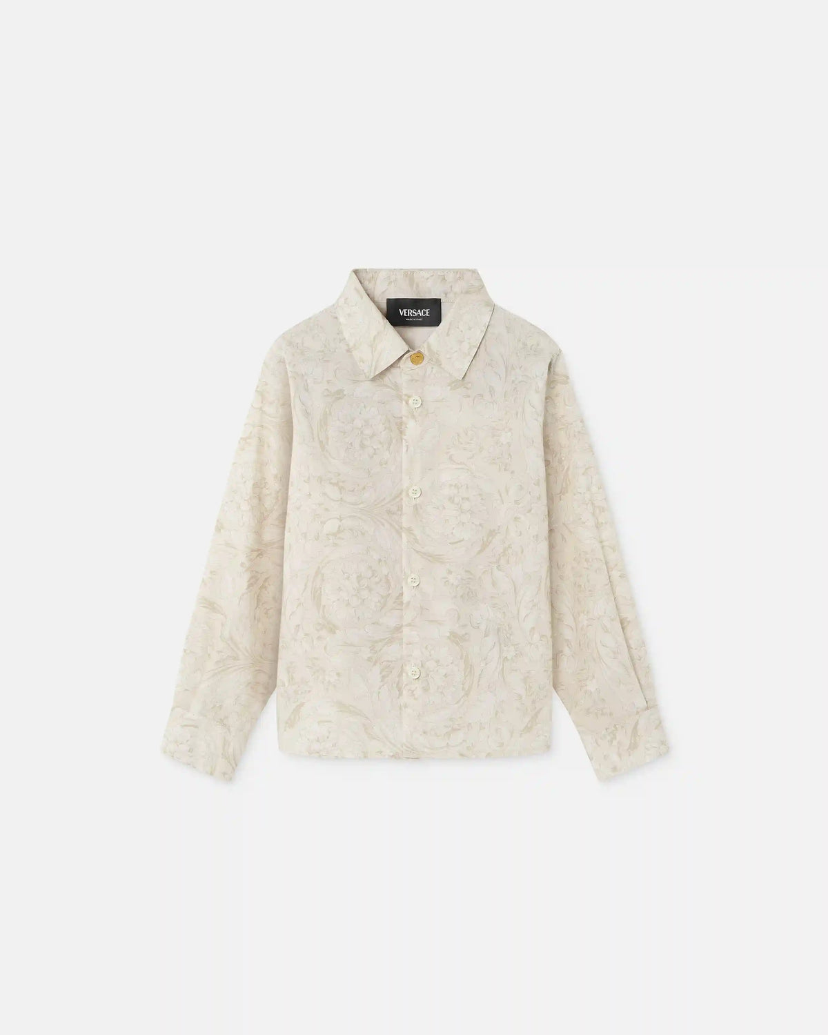 Kids Printed Cotton-Poplin Shirt