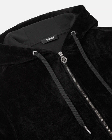 Embroidered Chenille Zip Hoodie