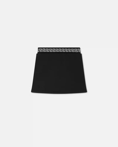Kids Embroidered Cotton-Jersey Skirt