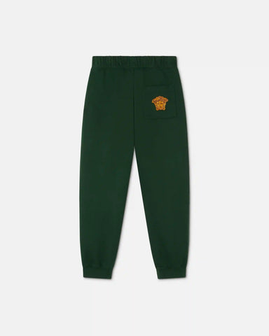 Kids Embroidered Cotton-Jersey Sweatpants