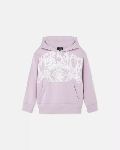 Kids Printed Cotton-Jersey Hoodie