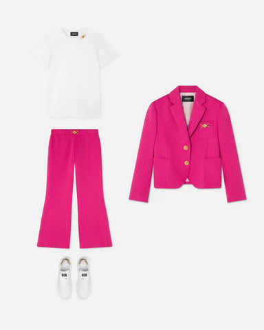 Kids Milano-Stitch Flared Pants