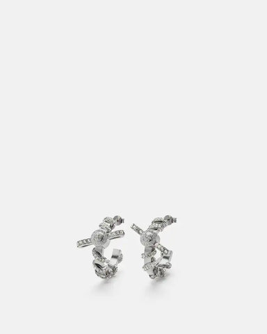 Gianni Ribbon Crystal Earrings
