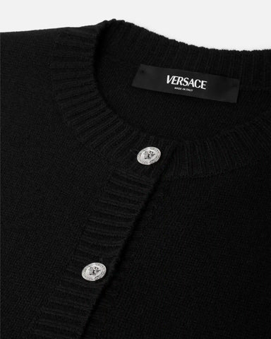 Wool-Cashmere Knit Shirt Dress
