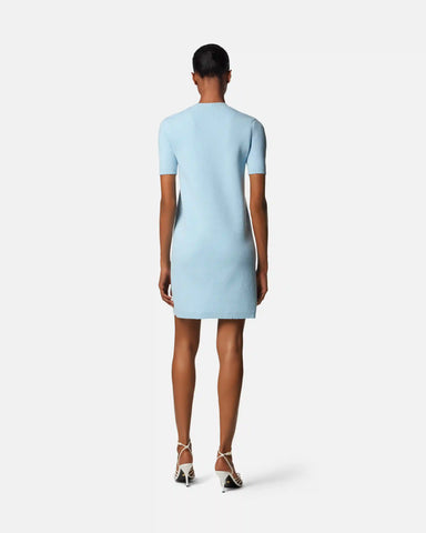 Wool-Cashmere Knit Shirt Dress