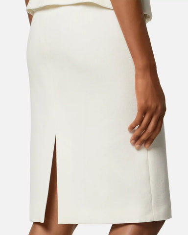 Double-Wool CrÃªpe Pencil Skirt